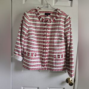 Talbots Stripe Jacket. 16P